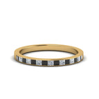 14k Yellow Gold / Black Diamond / Lab Grown
