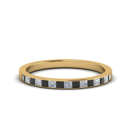 0.25 Ct. Princess Channel Wedding Band