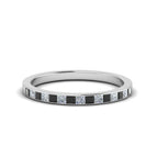 18k White Gold / Black Diamond / Lab Grown