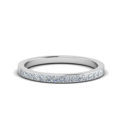 0.25 Ct. Princess Channel Wedding Band
