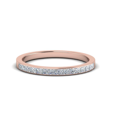 0.25 Ct. Princess Channel Wedding Band