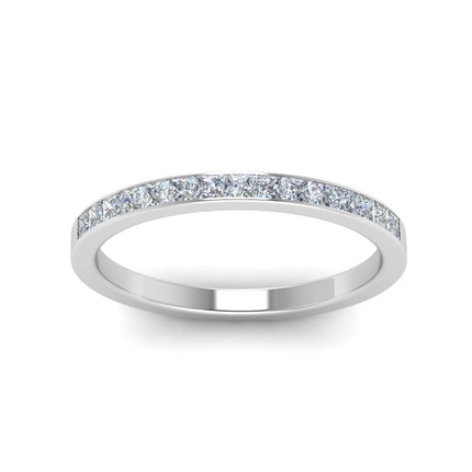 0.25 Ct. Princess Channel Wedding Band