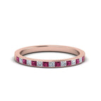 18k Rose Gold / Pink Sapphire / Lab Grown