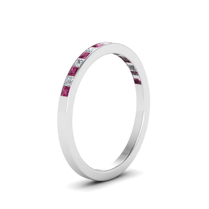 0.25 Ct. Princess Channel Wedding Band