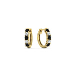 14k Yellow Gold / Black Diamond / Lab Grown