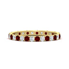 14k Yellow Gold / Ruby / Lab Grown