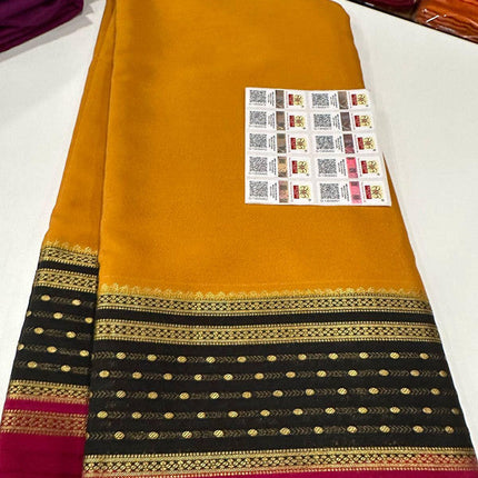 120g Pure Mysore Silk Mark Certified Exclusive Saree