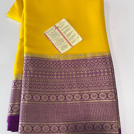 Beautiful Pure Mysoore Silk Indian Wedding Saree