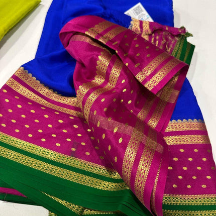 120g Pure Mysore Silk Mark Certified Exclusive Saree