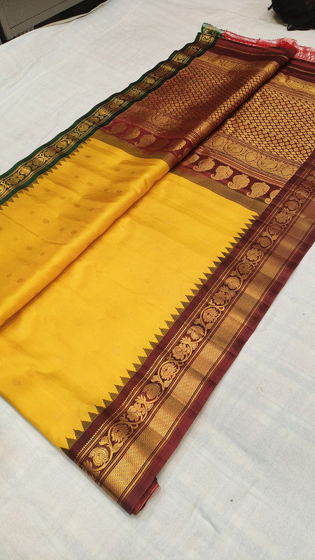 Beautiful Gadwal Handloom Pure Silk Saree