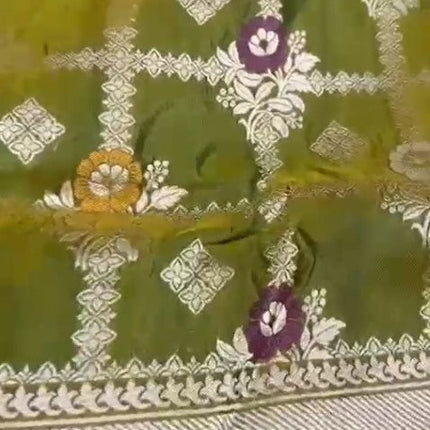 Beautiful Banarasi Pure Katan Silk Saree