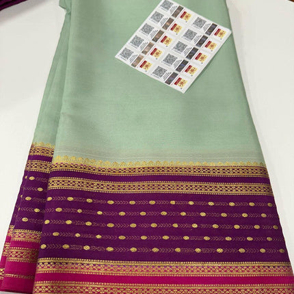 120g Pure Mysore Silk Mark Certified Exclusive Saree