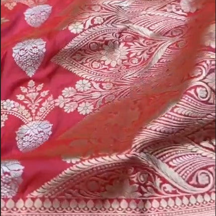 Beautiful Banarasi Pure Katan Silk Saree