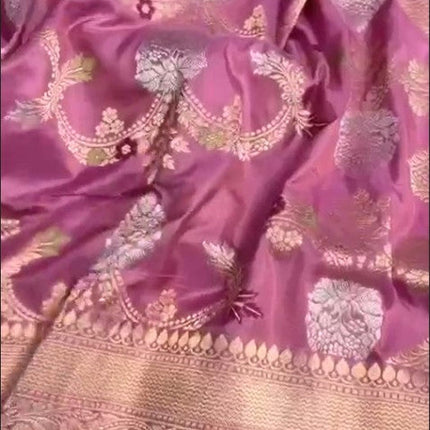 Beautiful Banarasi Pure Katan Silk Saree