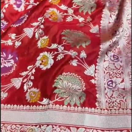 Beautiful Banarasi Pure Katan Silk Saree