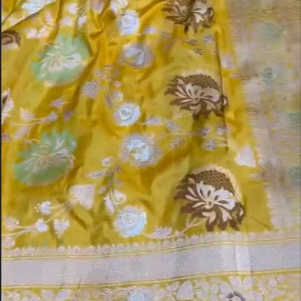 Beautiful Banarasi Pure Katan Silk Saree