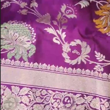 Beautiful Banarasi Pure Katan Silk Saree