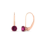 14K Rose Gold / Pink Sapphire / Lab Grown