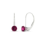 14K White Gold / Pink Sapphire / Lab Grown
