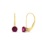 14K Yellow Gold / Pink Sapphire / Lab Grown