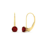 14K Yellow Gold / Ruby / Lab Grown