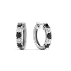 14k White Gold / Black Diamond / Lab Grown