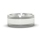 14k White Gold / 10 mm
