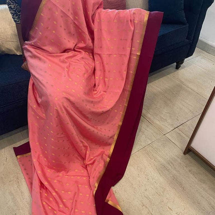 100gm Thickness Pure Mysoore Silk Saree