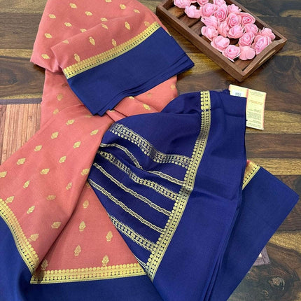 100gm Thickness Pure Mysoore Silk Saree