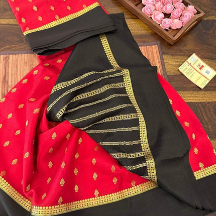 100gm Thickness Pure Mysoore Silk Saree