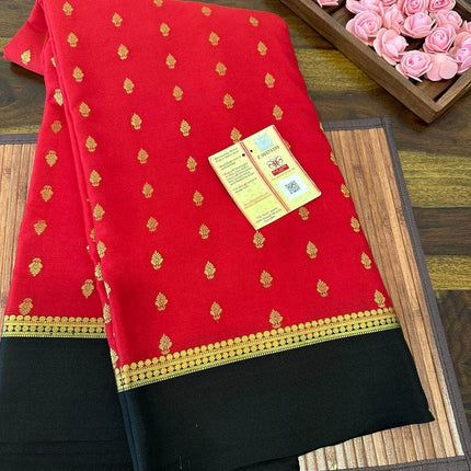 100gm Thickness Pure Mysoore Silk Saree