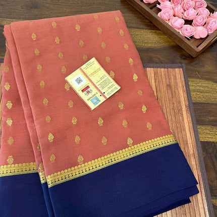 100gm Thickness Pure Mysoore Silk Saree