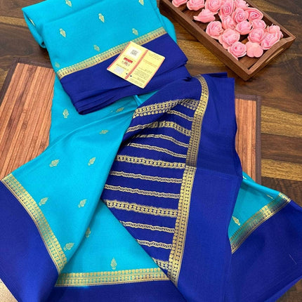 100gm Thickness Pure Mysoore Silk Saree