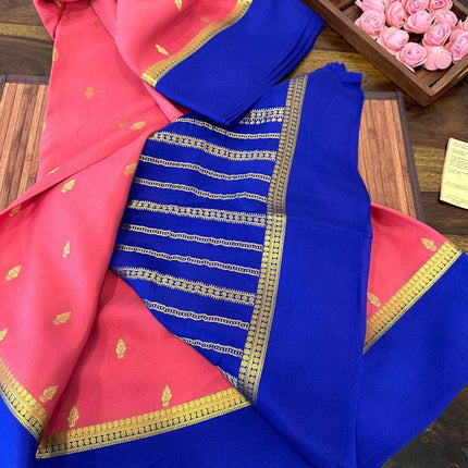 100gm Thickness Pure Mysoore Silk Saree