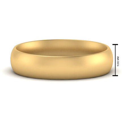 Comfort Fit Mens Wedding Band