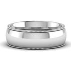 14k White Gold / 12 MM