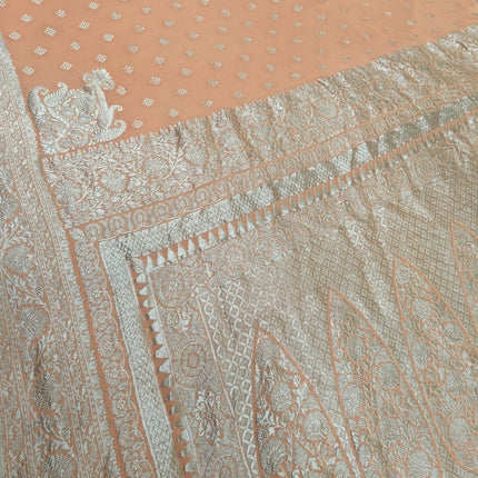 Beautiful Banarasi Lahariya Stripe Designer Khaddi Chiffon Saree