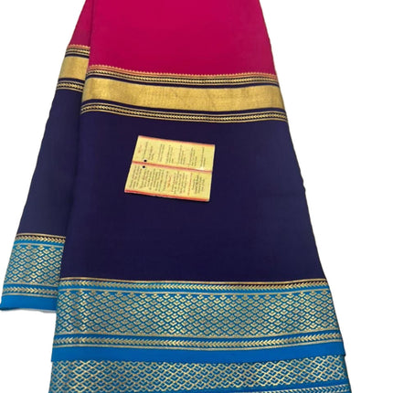 120gm Thickness Pure Mysoore Silk Saree