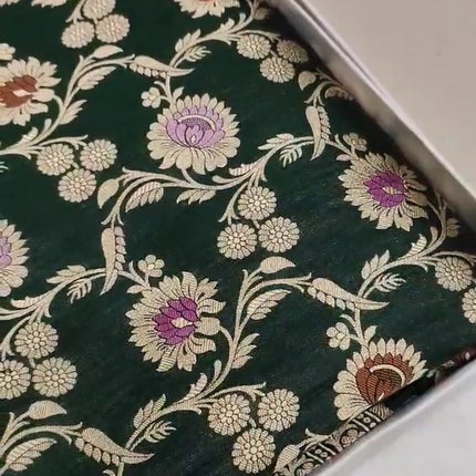 Banarasi Handwoven Pure Katan Silk Saree