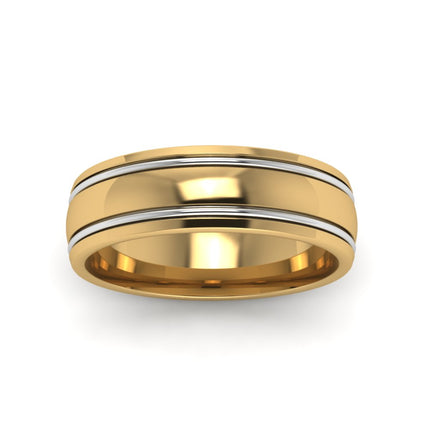Two Tone Gold Ring