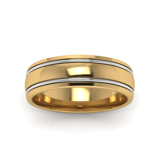 Two Tone Gold Ring