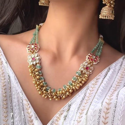 Traditional Design Multicolor Jewelry Set