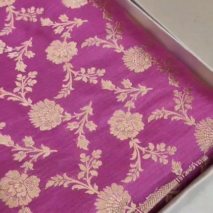 Banarasi Handwoven Pure Katan Silk Saree