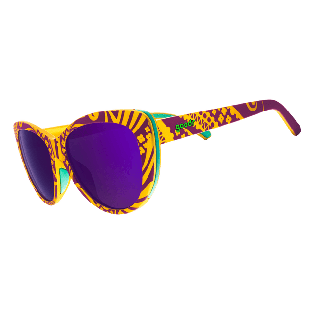 "Don't Ask How I Got These" Mardi Gras Glam G Polarized Sunglasses