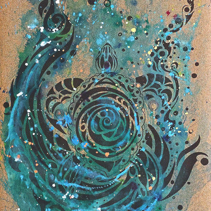 Tribute to Keya (Turtle) Cork Yoga Mat