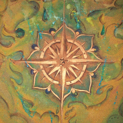 True North Painted Cork Yoga Mat