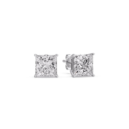 Princess Cut Diamond Stud Earring