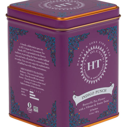 Indigo Punch, HT Tin of 20 Sachets