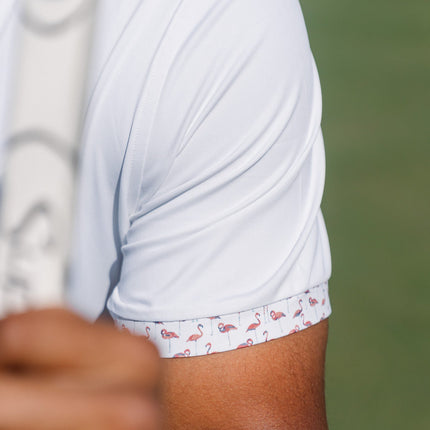 Catalyst Polo | Mantra Collar | Flamingo Contrast