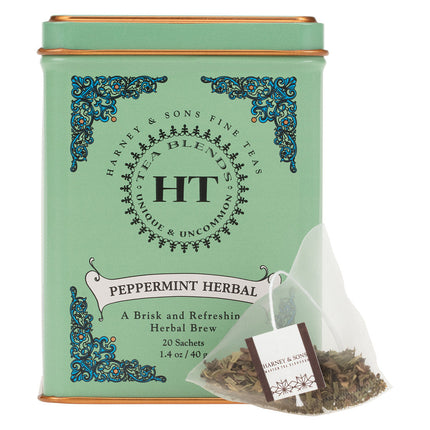 Peppermint Herbal, HT Tin of 20 Sachets